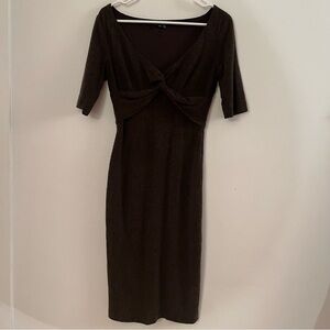 Zara classy brown dress - small